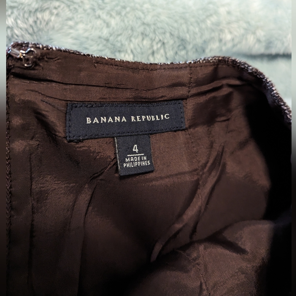 Banana Republic Tweed brown pencil skirt - Picture 5 of 5